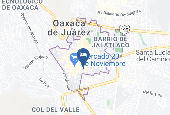 Oaxaca De Juarez - Hotel Posada San Pedro Maps