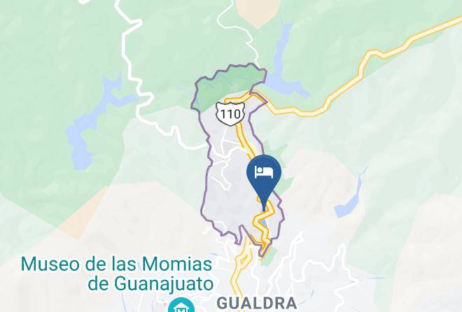Guanajuato Valenciana - Hotel Posada Santa Barbara Maps