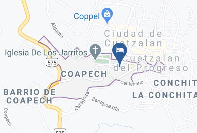Cuetzalan Del Progreso - Hotel Posada Santuario Maps