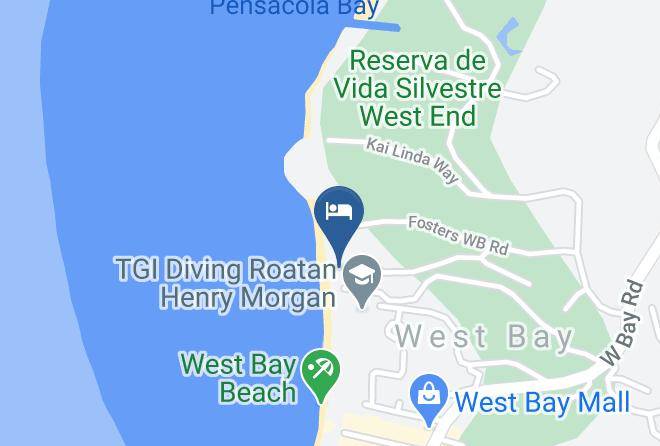Roatan - Hotel Posada Seremein Maps