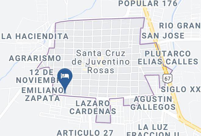 Santa Cruz De Juventino Rosas - Hotel Posada Sobre Las Olas Maps