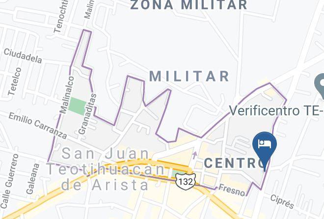 Teotihuacan - Hotel Posada Teotihuacan Maps