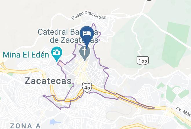 Zacatecas Zacatecas Centro - Hotel Posada Tolosa Maps