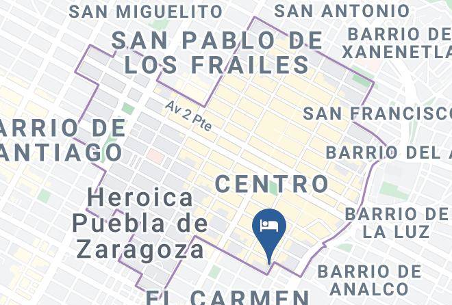 Heroica Puebla De Zaragoza Puebla - Hotel Posada Xvii Maps