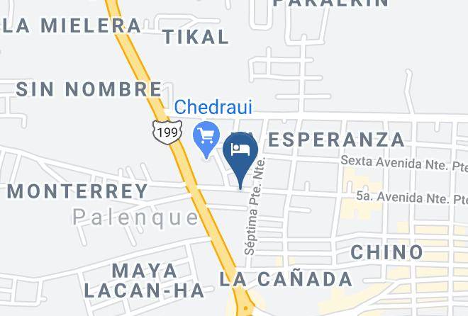 Palenque - Hotel Posada Ysolina Maps