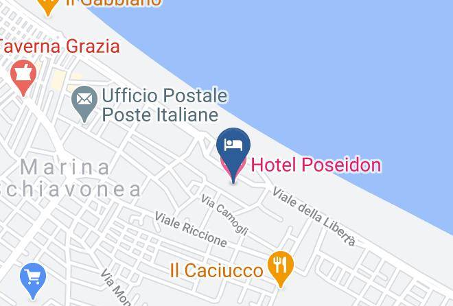 Cosenza - Hotel Poseidon Maps
