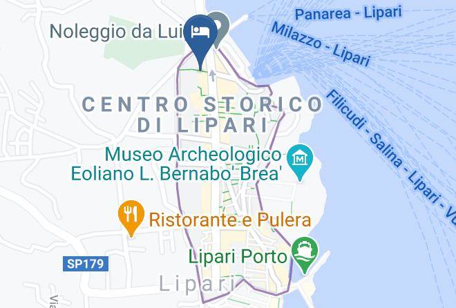 Messina - Hotel Poseidon Lipari Maps