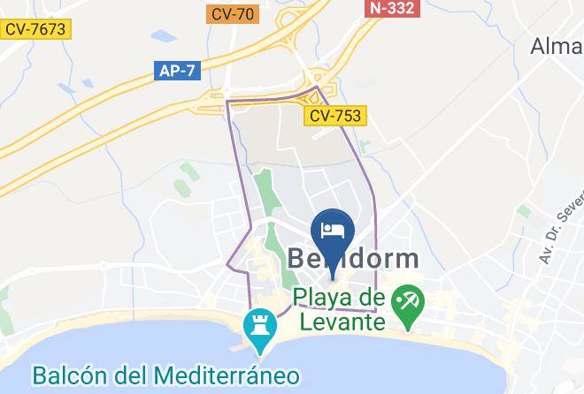 Alicante - Hotel Poseidon Resort Maps