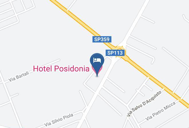 Lecce - Hotel Posidonia Maps
