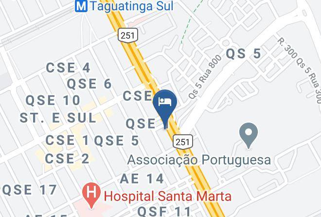 Brasilia - Hotel Positano Maps