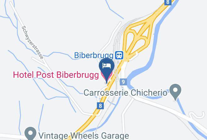 Hofe - Hotel Post Biberbrugg Maps