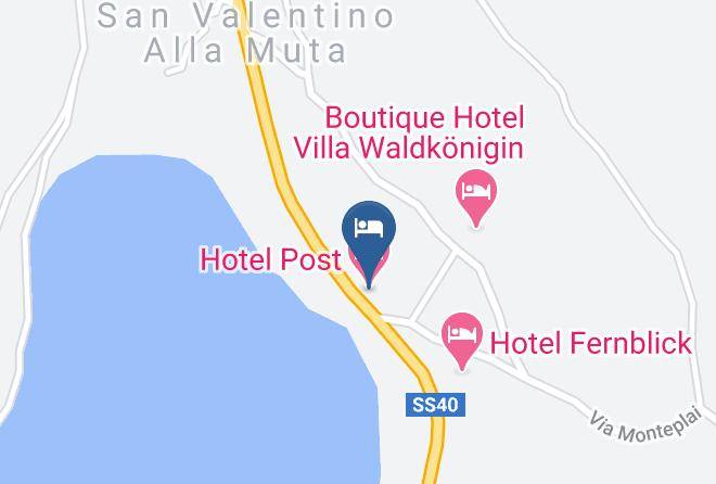Bolzano - Hotel Post Maps