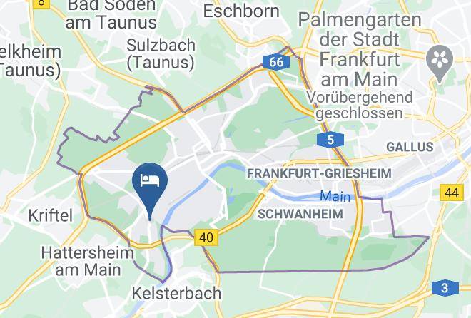 Frankfurt Am Main - Hotel Post Frankfurt Airport Maps