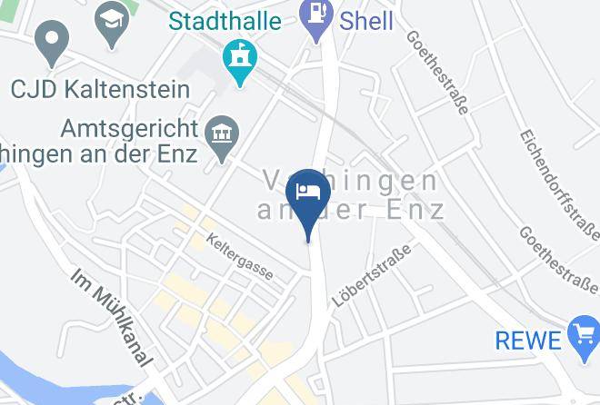 Ludwigsburg - Hotel Post Garni Maps
