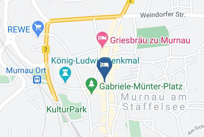 Garmisch Partenkirchen - Hotel Post Murnau Garni Maps