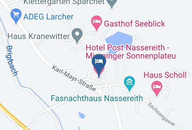 Imst - Hotel Post Nassereith Mieminger Sonnenplateu Maps