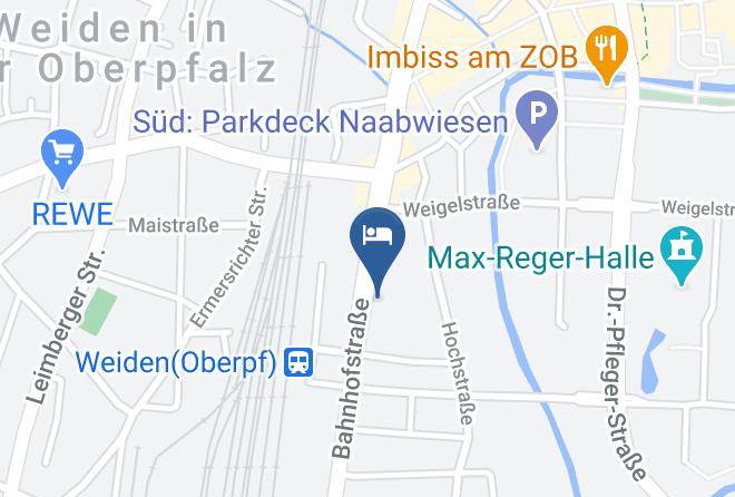 Weiden In Der Oberpfalz - Hotel Post Maps