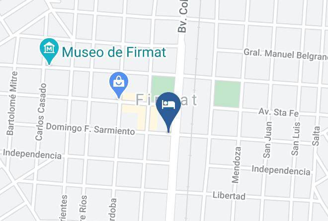 Melincue - Hotel Posta De Juarez Maps