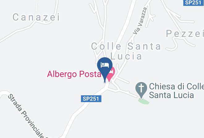 Belluno - Albergo Posta Maps