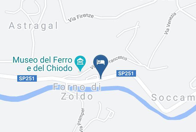 Belluno - Hotel Posta Zoldo Maps