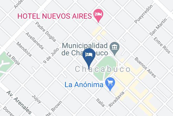 Chacabuco - Hotel Postal Maps