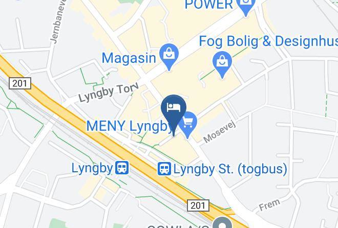 Kongens Lyngby - Hotel Postgaarden Lyngby Maps