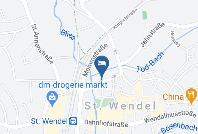 Sankt Wendel - Hotel Posthof Maps