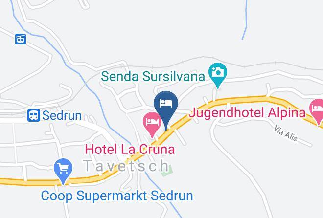 Surselva - Hotel Postigliun Maps
