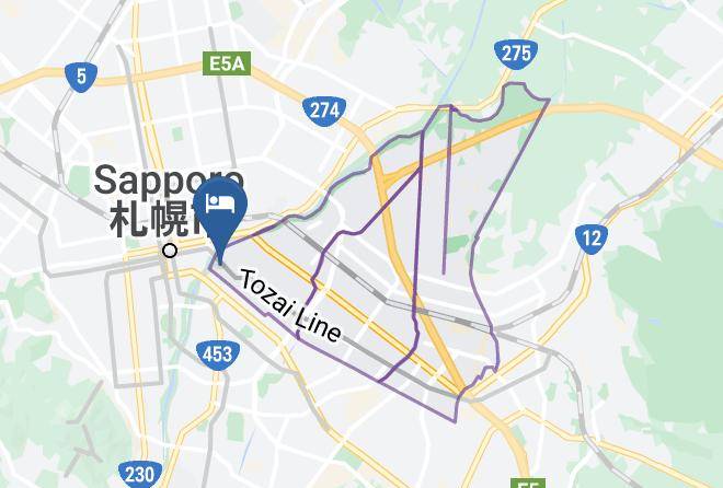 Sapporo City Shiroishi Ward - Hotel Potmum Stay&coffee Maps