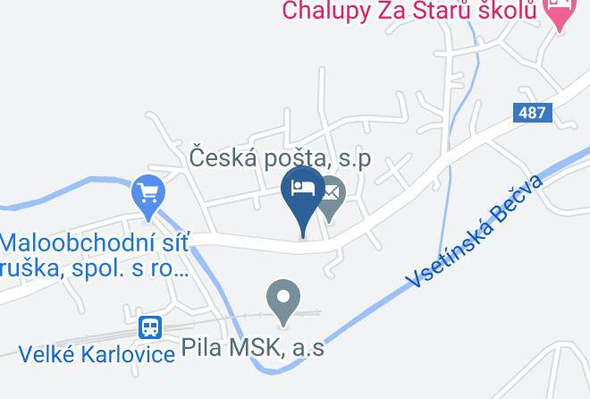 Vsetin - Hotel Potocky Maps
