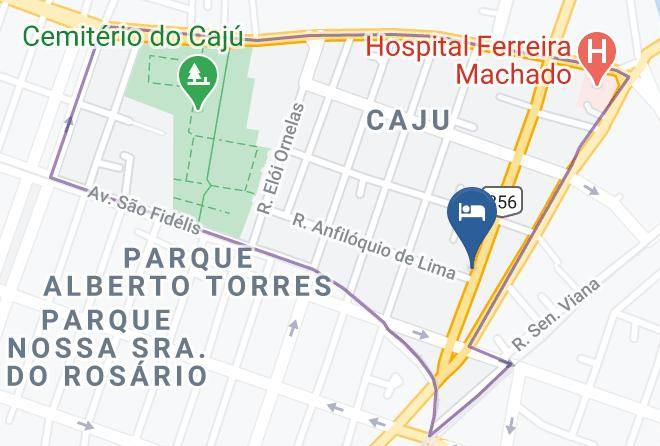Campos - Hotel Pousada Albatroz Maps