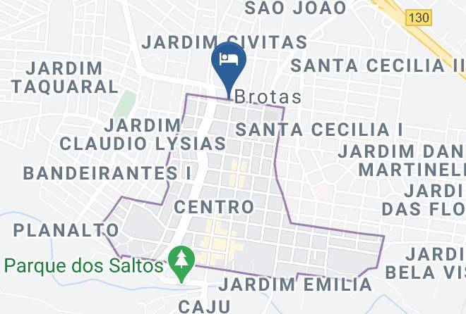 Brotas - Hotel Pousada Alvorada Maps