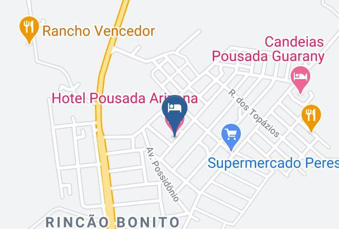 Bonito - Hotel Pousada Arizona Maps