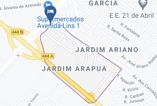 Lins - Hotel Pousada Barravento Maps