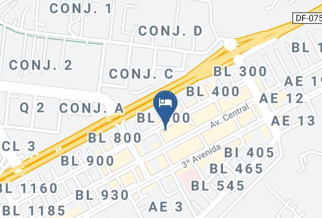 Brasilia - Hotel Pousada Brasilia Maps