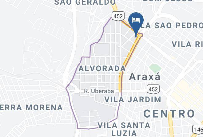 Araxa - Hotel Pousada Catuira Maps