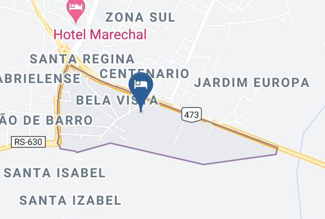 Hotel Pousada Chacara Das Flores Map