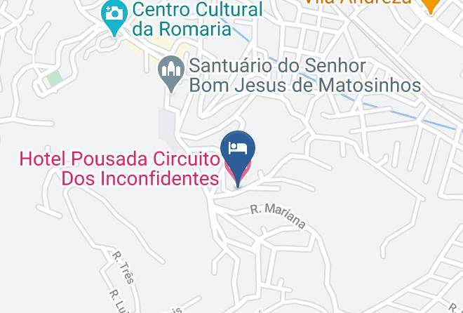 Congonhas - Hotel Pousada Circuito Dos Inconfidentes Maps