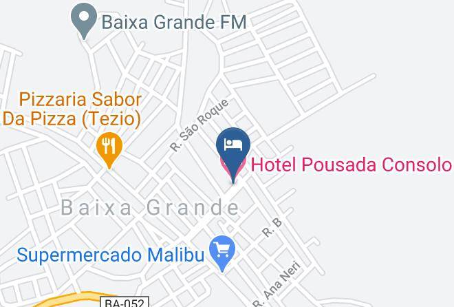 Baixa Grande - Hotel Pousada Consolo Maps