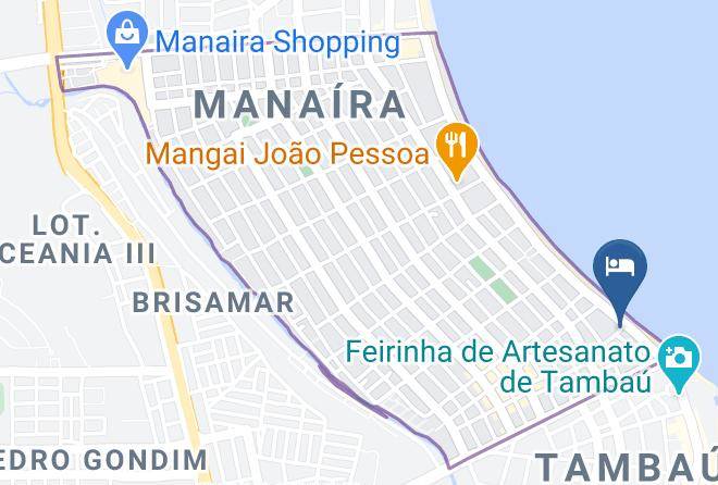 Joao Pessoa - Hotel Pousada Costa Do Atlantico Maps