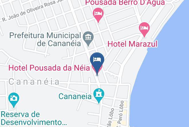 Cananeia - Hotel Pousada Da Neia Maps