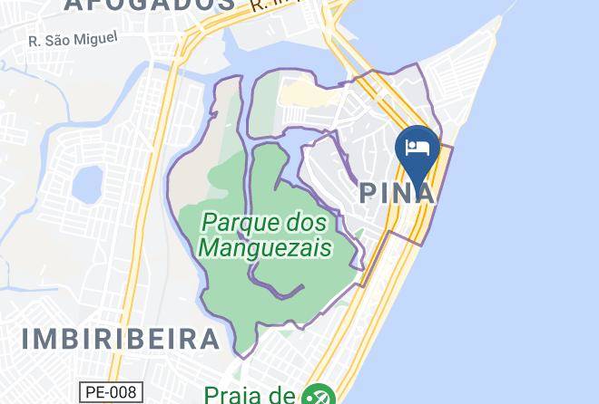 Recife - Hotel Pousada Da Praia Maps