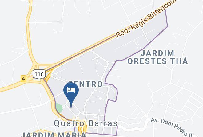 Quatro Barras - Hotel Pousada Do Anhangava Maps