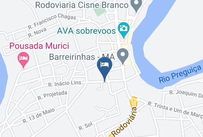 Hotel Pousada Do Buriti Map