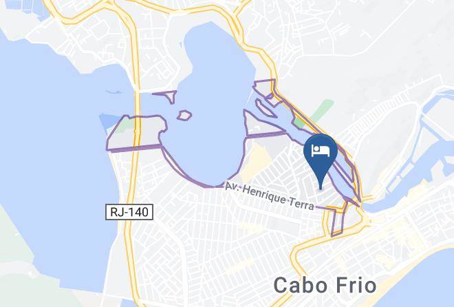 Cabo Frio - Hotel Pousada Do Canal Maps