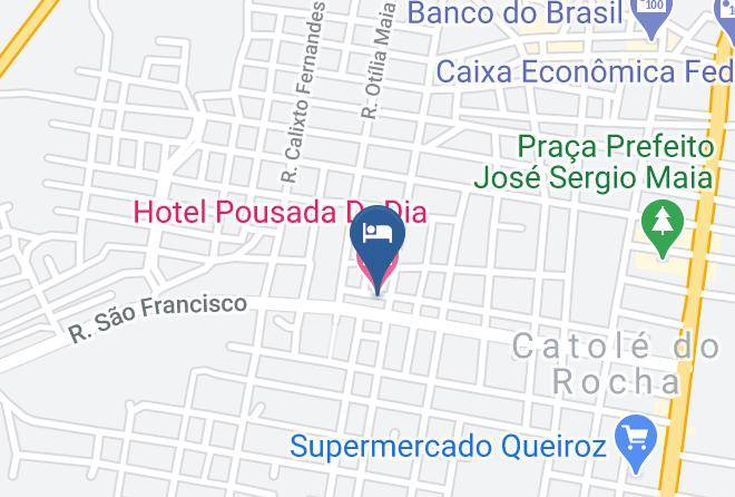 Catole Do Rocha - Hotel Pousada Dodia Maps