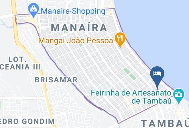 Joao Pessoa - Hotel Pousada Dos Anjos Maps