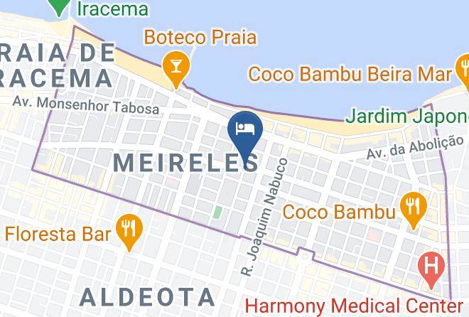 Fortaleza - Hotel Meireles Maps