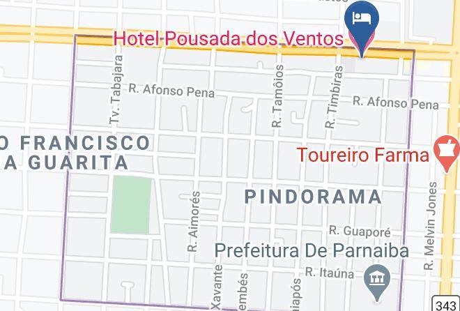 Hotel Pousada Dos Ventos Map