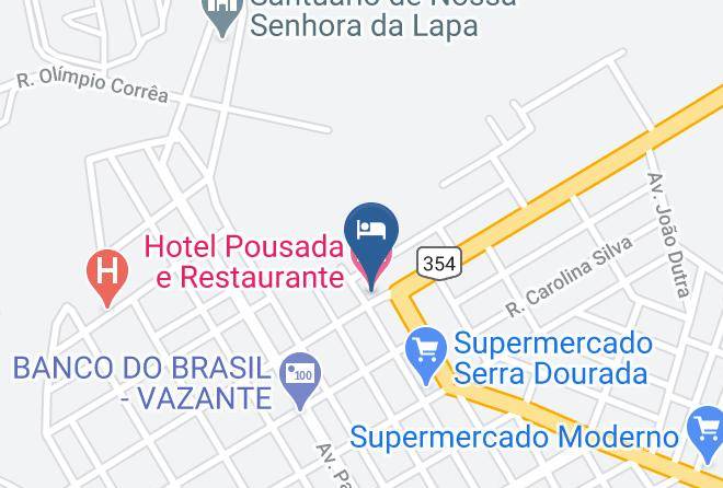 Vazante - Hotel Pousada E Restaurante Maps